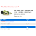 thumbnail image 2 of Idle Control Valve - Compatible with 1988 - 1989 GMC P2500 5.7L V8, 2 of 2
