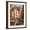 Brown Frame, variant on Art.com Mediterranean Seaside Holiday 1 Art Print by Brent Heighton, 12" x 16"