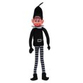 thumbnail image 1 of Elfos que se portan mal Elfo de peluche de patas largas Cuerpo blando Adorno navideño de color negro para niño, 1 of 2