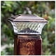 thumbnail image 5 of Solar Post Cap Lights Outdoor Fence Lighting | Black Bronze Plastic | White & Warm LED | Solar Powered Waterproof | Patio Garden Gate Stair Step | 5.23x4.13x7.08in | Easy Install, 5 of 8
