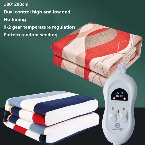 Manta eléctrica inteligente de 220V, calentador más grueso, termostato de colchón, manta de calefacción eléctrica, calentador corporal de invierno