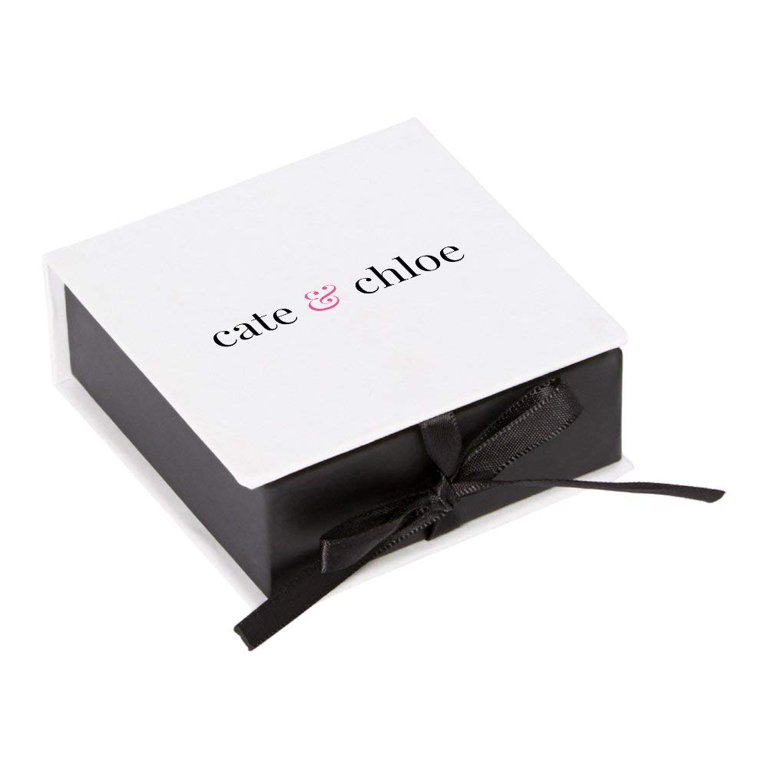 Cate & Chloe Zara Radiant 18K White Gold Plated Necklace With Solitaire  Round Cut Crystal, Necklace For Women (Rose Gold) - Walmart.Com