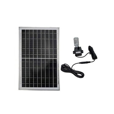Solar Power Fish Pond Filtration and Oxygen Pump for Continuous Operation