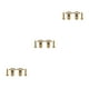 thumbnail image 1 of Eigraketly 2 uds rodillo profesional cadena árboles cuerda retenedor ajustable Flexible hebilla guías con tornillo de montaje superficie recubierta de oro Type1 NO1 Eigraketly CBP489152, 1 of 1