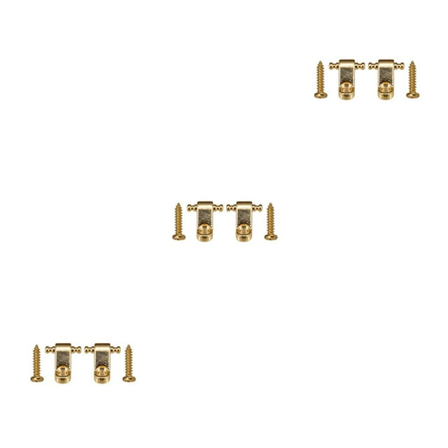 Yuarrent 2 uds. De árboles de cuerda de rodillos, guías de hebilla de retención de cuerda ligeras e impermeables con tornillo de montaje, Type1 NO1