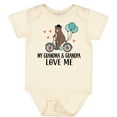 thumbnail image 3 of Inktastic Grandma Grandpa Love Me Boys Baby Bodysuit, 3 of 5