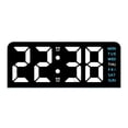 thumbnail image 1 of Tong Big Digital Clock With Large Display And Easy Read LED For Home Bedroom Timer Wall Timepiece, 1 of 5