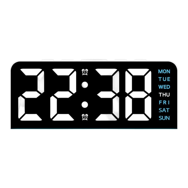 Tong Big Digital Clock With Large Display And Easy Read LED For Home Bedroom Timer Wall Timepiece