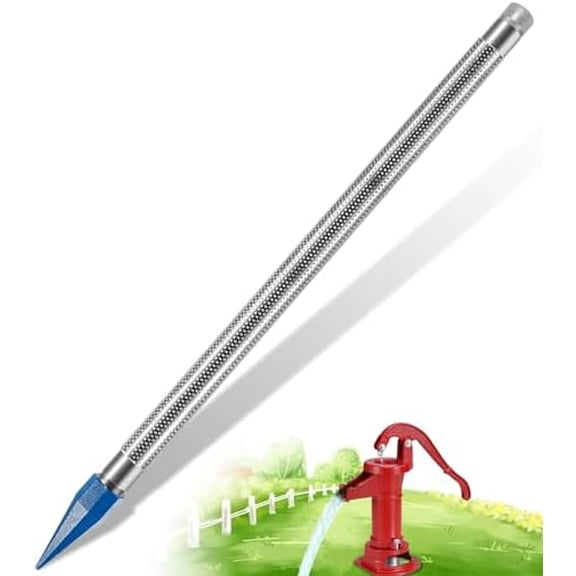 1722-1 1-1/4-Inch by 36-Inch Well Stainless Steel Drive Points, Heavy Duty Sand Points Well for Various of Soil, Drive Well Point$$Tools & Hardware Other