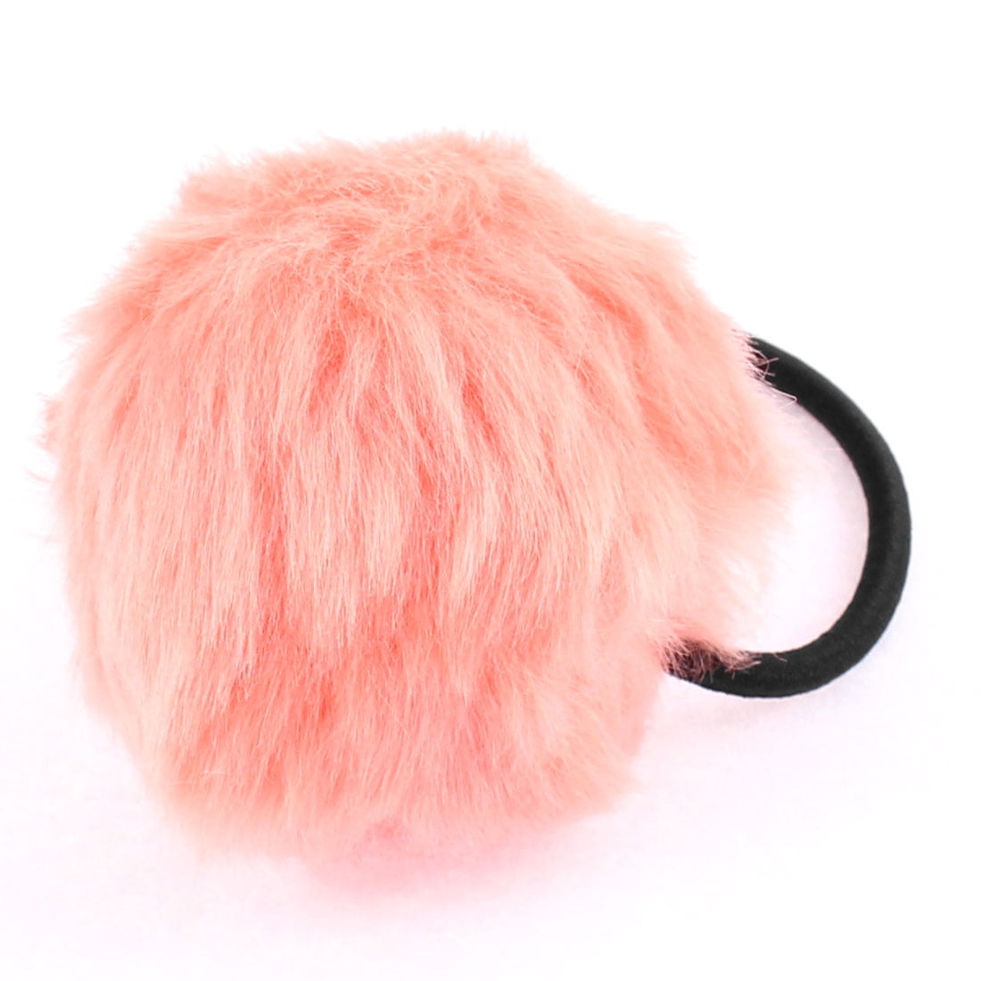 Fluffy Faux Fur Decor Stretchy Band Hair Tie Ponytail Hairband For