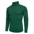 thumbnail image 3 of COOFANDY Men's Slim Fit Turtleneck Sweater Casual Basic Knitted Long Sleeve Pullover Sweater, 3 of 10