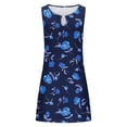 thumbnail image 4 of Fankiway Robe Débardeur d'Été Décontractée pour Femmes Imprimé Floral Robe de Plage Sans Manches Robes Sans Manches pour Femmes Grande Taille, 4 of 5