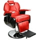 thumbnail image 1 of Sillón de Barbero Bluelander Diseño Europeo Rojo, 1 of 5