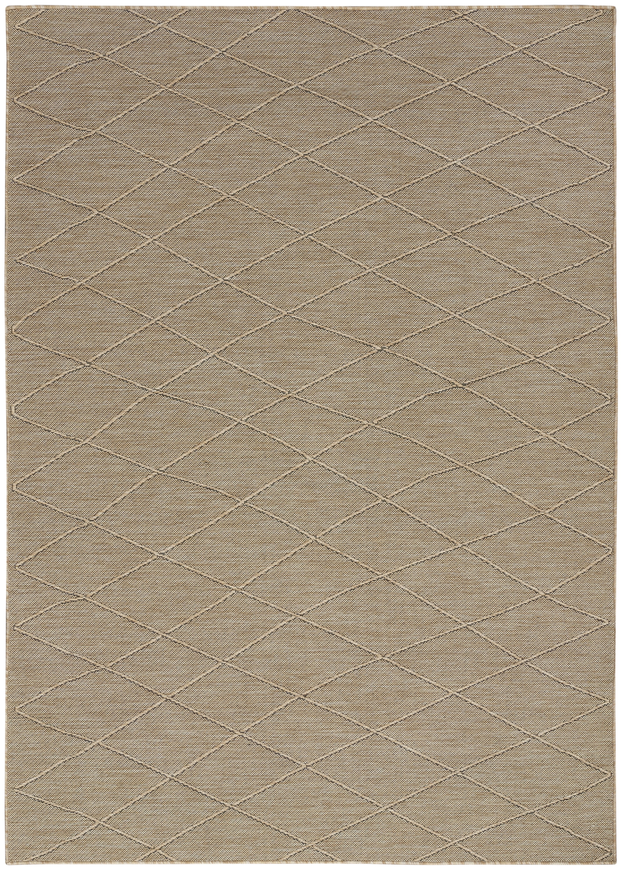 Nourison Practical Solutions Indoor/Outdoor Natural 7' x 10' Area Rug (7x10)