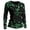 Black, variant on St Patricks Day-Stylish Casual Women'S Printed Long Sleeve Round Neck Tee Top For Everyday Wear