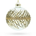 thumbnail image 2 of Golden Glitters on Clear Glass Ball Glass Christmas Ornament, 2 of 3