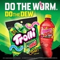 thumbnail image 2 of 2 pack Trolli x Mountain Dew Sour Brite Crawlers Gummy Worm Candy, 4.25 oz Bag, 2 of 5