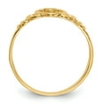 thumbnail image 2 of 14k Yellow Gold Childrens Heart Ring Baby Love, 2 of 9