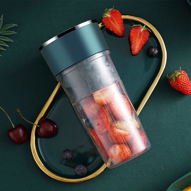 Batidoras De Frutas Mezclador eléctrico portátil para procesamiento de alimentos de 500 ml para utensilios de cocina (verde)
