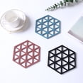 thumbnail image 1 of Kitchen Silicone Trivet Mats Hexagon Silicone Trivet Set Silicone Mat for Kitchen Silicone Hot Pads Trivet Dish Pad Coaster Counter Mat Silicone Placemat Pot Holder Hot Plate Trivet, 1 of 8