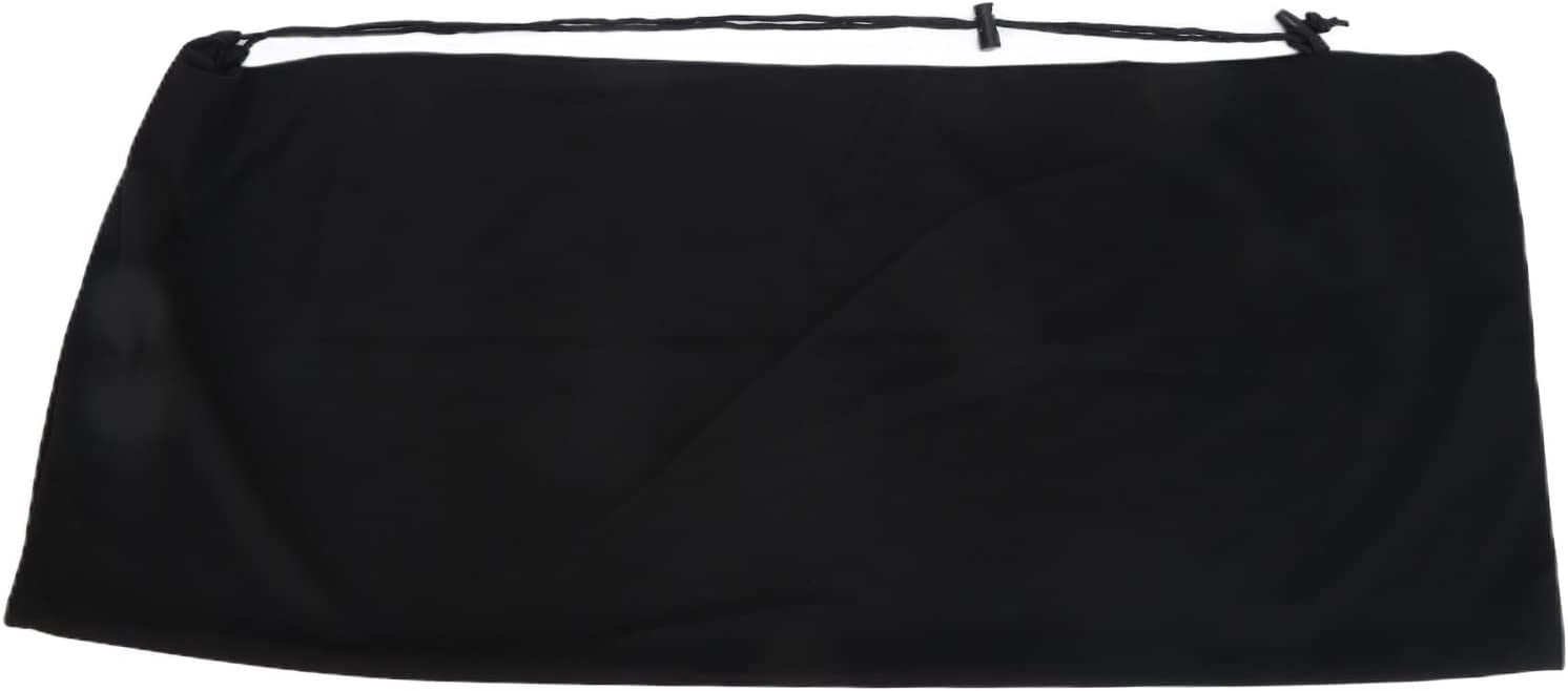 Tennis Racket Velvet Bag Drawstring Cover Thickened Shoulder Carry Case Holds 1 To 2 Racquets Black