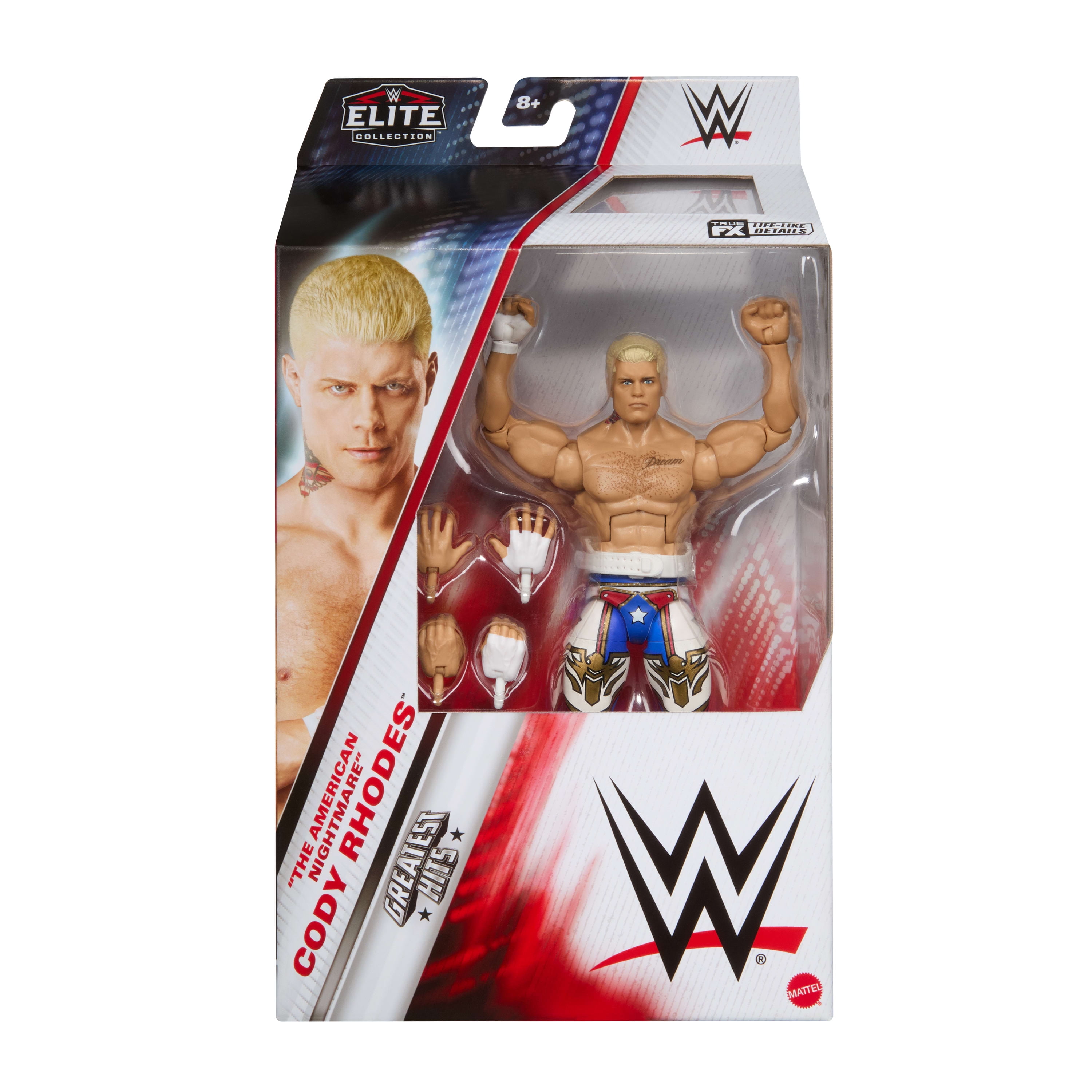 WWE Elite Cody Rhodes Action Figure, Greatest Hits 2025, 6-inch Collectible with Articulation & Accessories