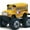 4 Inch Mini School Bus, variant on Kinsmart Funny Yellow School Bus with Monster Wheels Diecast Model, 4 inch Mini School Bus, Size: One Size