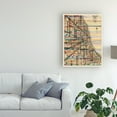 thumbnail image 3 of Trademark Fine Art 'Modern Map of Chicago' Canvas Art by Nikki Galapon, 3 of 3