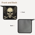 thumbnail image 2 of Pofeuu Gothic Winged Skull Print Silicone Trivet Mats,Silicone Hot Pads for Kitchen, Silicone Trivets for Hot Pots and Pans, Silicone Hot Pad, 2 of 8