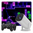 thumbnail image 5 of Proyector para Juegos P30MAX Solución H713 720 1280x720P Compatible con para Reproducción 4K 150-180 Lúmenes 14 Emuladores Más de 36000 Juegos Enchufe Europeo, 5 of 5