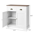thumbnail image 2 of Kitchen Storage Cabinets, Coffee Bar Cabinet with Drawers and Adjustable Shelf, Buffet Cabinet for Kitchen, Dining Room, Living Room, 2 of 8