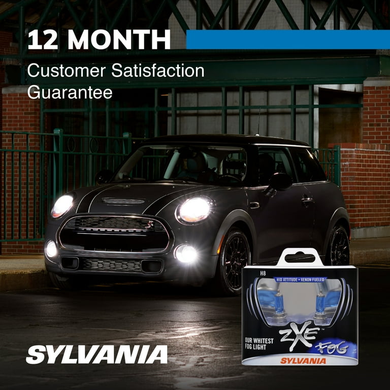 Sylvania H8SZ.BB2 SilverStar zXe H8 Halogen Fog Light Bulbs, White
