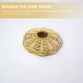 thumbnail image 1 of TABLZONE Rustic Lamp Shade Rattan Round Light Diffusion 1Set, 1 of 7