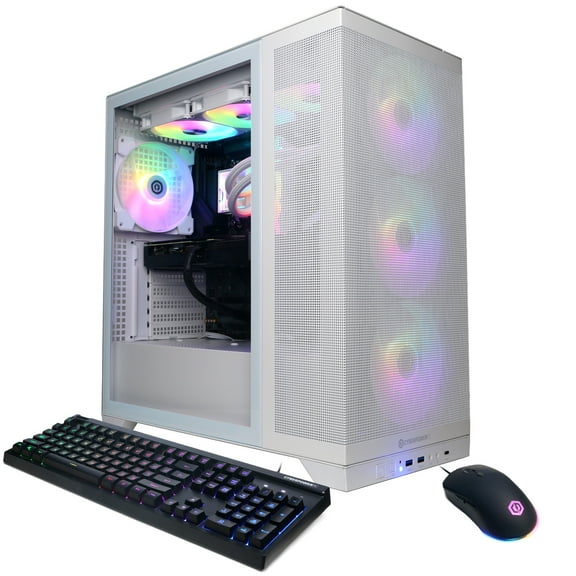CyberPowerPC Gamer Supreme Gaming PC, AMD Ryzen 9 9900X3D, AMD Radeon RX 9070 XT 16GB, 32GB DDR5, 2TB SSD, SLCAI9200CPG