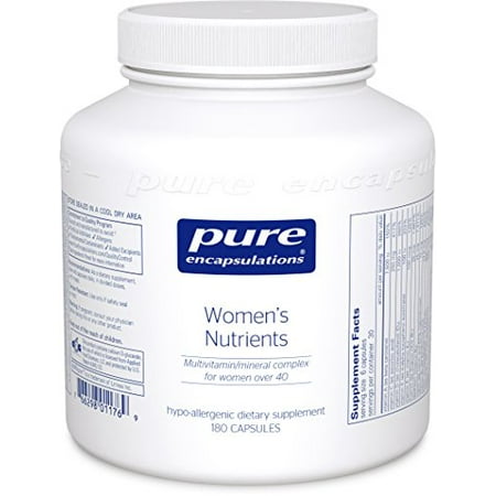 Pure Encapsulations - Women's Nutrients - Hypoallergenic Multivitamin/Mineral Complex for Women Over 40*- 180