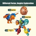 thumbnail image 2 of Set de juguetes Dinosaur Transformer Robot 6 en 1 para niños mayores de 3 años, 2 of 5