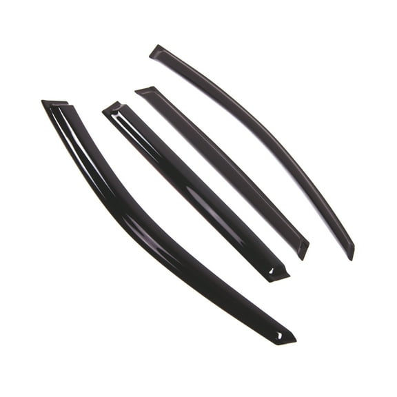 TuningPros Outside Mount Window Visor Deflector Smoke Tinted 4 Pcs Set For 2005-2008 Jaguar X-Type Wagon