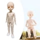 thumbnail image 5 of Cuerpo de Muñeca Femenina Articulada de Plástico Flexible Yotijar BJD con cabeza, 5 of 10