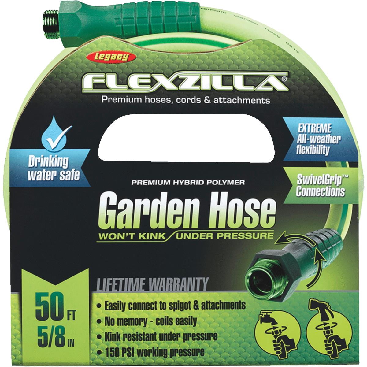 Flexzilla Garden Hose With SwivelGrip Connections by Legacy Flexilla GS