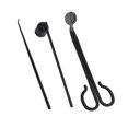 thumbnail image 4 of jifeng 3Pcs Candle Wick Stainless Steel Candle Snuffer Candle Tool Portable Candle Black, 4 of 9