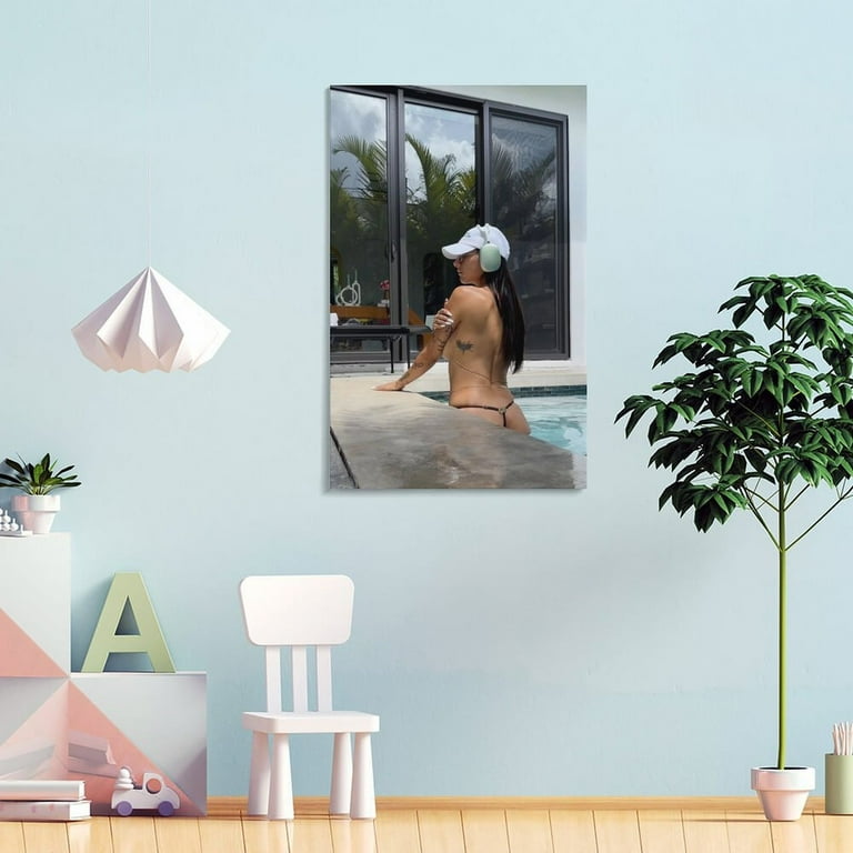 Mia Khalifa Hot Girl Sexy Poster (48) Artworks Canvas Poster Room Aesthetic  Wall Art Prints Home Modern Decor Gifts 16x24inch(40x60cm) - Walmart.com