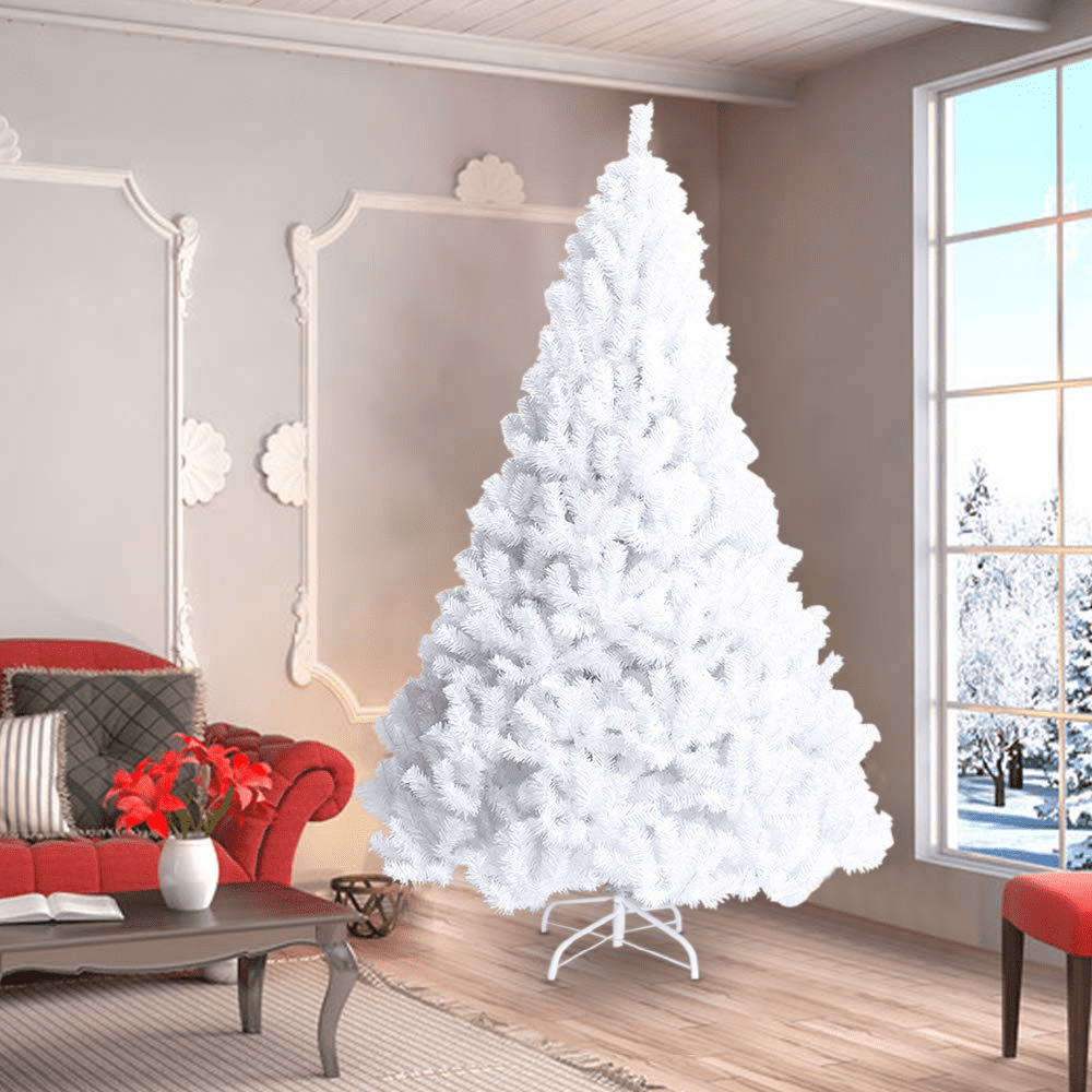 Details about   Artificial Christmas Pine Tree Xmas Festival Home Decoration w/ Stand Green New 
