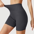 thumbnail image 4 of Mifsaly High Waist Ribbed Biker Shorts Women Seamless Stretchy Workout Yoga Shorts Quick-Dry Everyday Athletic Gym Outfits 2026 M, 4 of 8