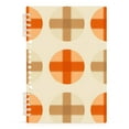 thumbnail image 7 of FORMRS 1-Subject Spiral Notebook 8" x 5" College Ruled 60 Refillable Sheet A5 Hard Cover, 2 Pack, Beige Geometric Pattern, 7 of 7