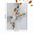 thumbnail image 3 of Qisvanset Textured Abstract Canvas Wall Art Print 15.75x11.81 Inches, 3 of 8
