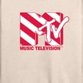 thumbnail image 3 of MTV - Candy Cane - Women's Lightweight French Terry Long Sleeve Shirt, 3 of 5