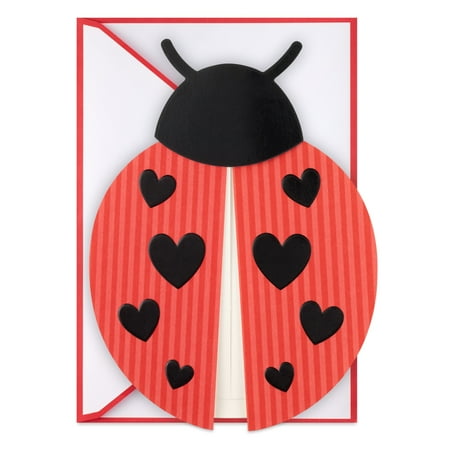 Hallmark Paper Craft Valentine's Day Card (Every Little Thing Ladybug)