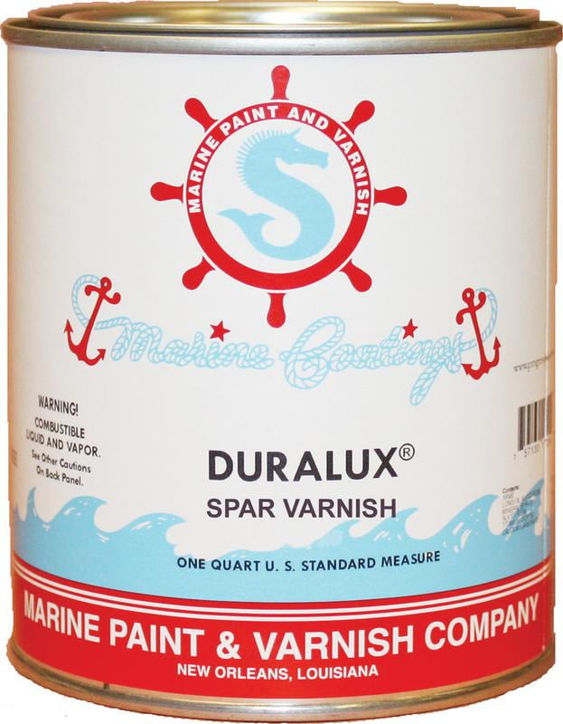 Duralux M7384 Marine Clear Spar Varnish, Clear, HighGloss, 1 qt Can