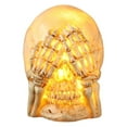 thumbnail image 1 of Injueey Luces de calavera brillantes exquisitas blancas - Decoración de fiesta de Halloween Decoración de interiores Resplandor de Halloween Kits de decoración para fiestas no ver (con luz), 1 of 6