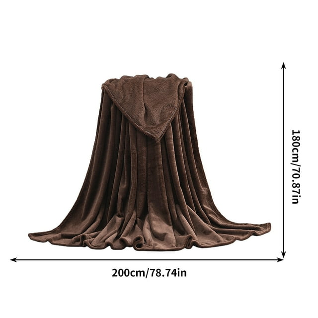 Kyusrd Couverture en Molleton Super Douce et Chaude pour Canapé Lit